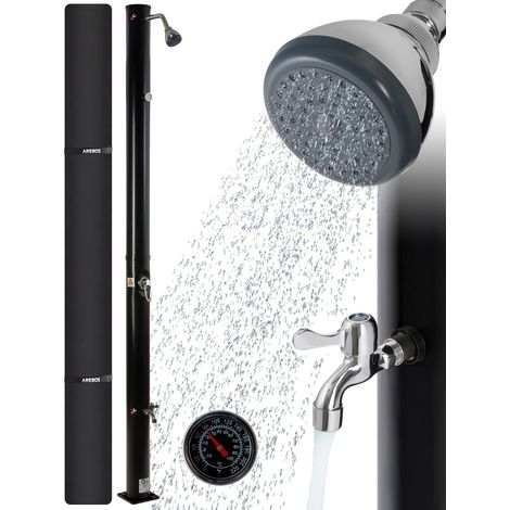 AREBOS Solar Shower with Thermometer 20L Garden Shower Solar Camping Shower Gard (1/5)