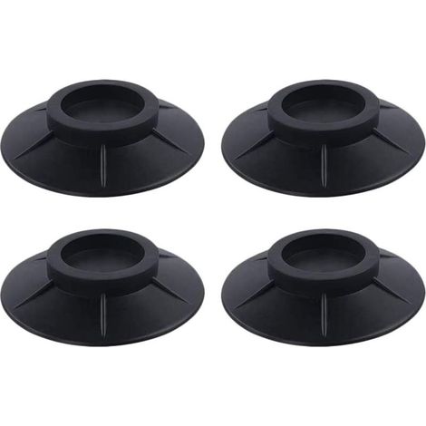 Alfombrillas antivibración para lavadora, 4 unidades - evitan el movimiento de la lavadora - almohadillas antivibración para lavadoras y secadoras (1/5)