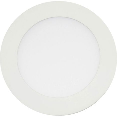 Plafonnier LED - 12 W - Blanc chaud ( 3000 K) - Plafonnier rond plat - Blanc chaud 9 Watt Blanc chaud (1/4)