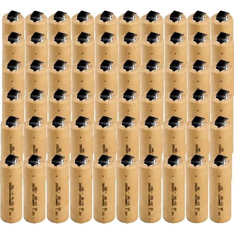 Batterie Ni-CD, capacité de 2800mAh, design haute durabilité, 1.2V SC 60PCS (1/2)