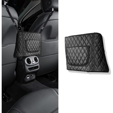 Leder-Organizertasche für Autositze, Autohalterung zwischen den Sitzen, universelle Sitztasche mit großer Kapazität, Leder-Organizertasche für Autositze, Vordersitztasche (1/3)