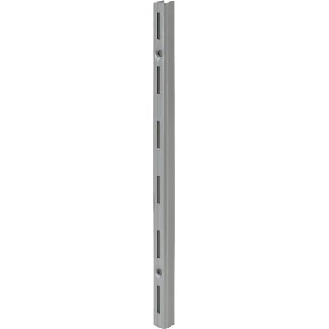 TrendLine Wandschiene 1-reihig grau 150 x 1,5 cm Wandschiene (1/2)