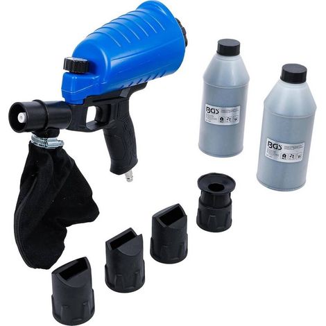 Pistolet de Sablage Pneumatique 3 pcs - Accessoires Inclus - Puissant et Précis, Pro - D-Work (1/5)