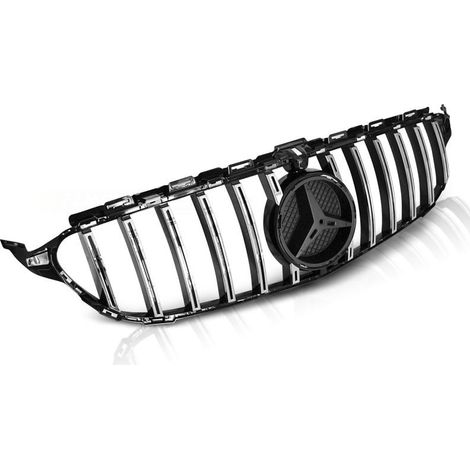 Parrilla MERCEDES W205 14-18 SPORT NEGRO BRILLO CROMO
