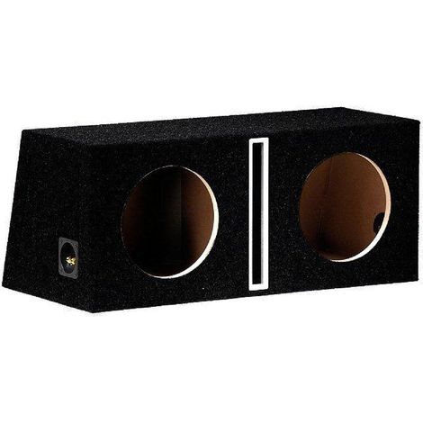 Caisson vide MDF 35l+35l sub25 noir