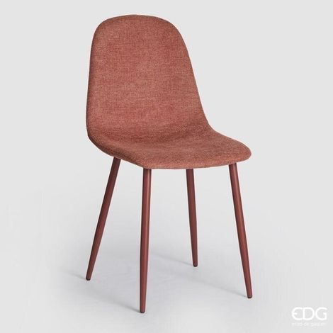 EDG Enzo De Gasperi Sedia Charton H 85 x L40 x P52 cm Colore Ruggine (1/3)