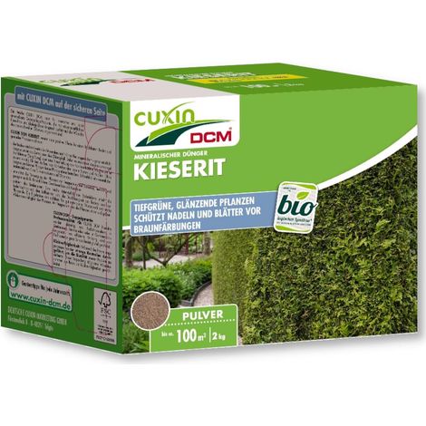 Cuxin DCM Kieserit Pulver 2 kg Magnesiumdünger Schwefeldünger Grünpflanzendünger
