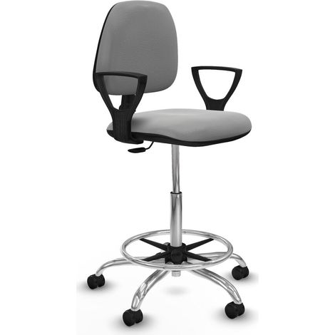 Sedia da Ufficio Piqueras y Crespo BFN05RF Grigio chiaro Alta (1/5)