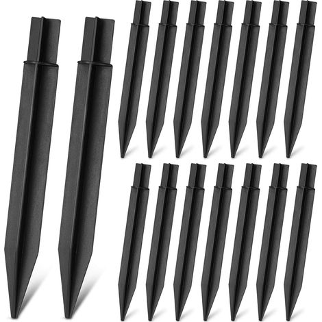 Pile de remplacement en plastique de 21 cm (8,26 pouces) pour lampes solaires, idéale pour les guirlandes lumineuses de Noël et de jardin. (1/5)