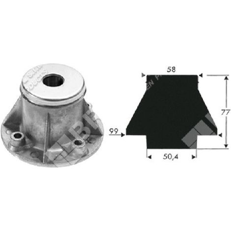 Portalama per trattorini CASTELGARDEN - GGP - ALPINA - STIGA 1134.3841.02 COMPATIBILE - 008812