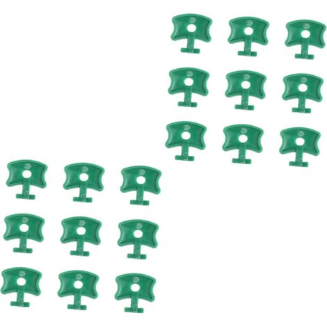 500pièces Clip De Fixation Plastique Pour Filet Et Treillis De Accessoire De Jardinage Pour Stabiliser Et Hiver (1/5)