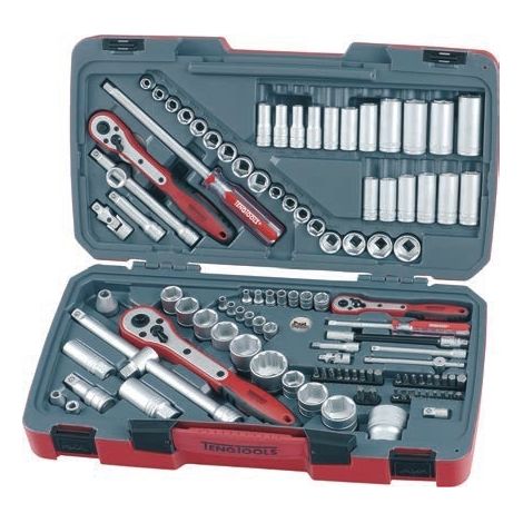 Juego de llaves de vaso de 1/4", 3/8", 1/2" MM AF 111 piezas TM111 TENG TOOLS (1/2)