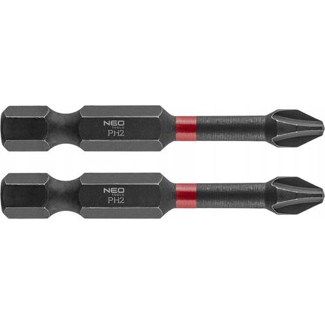 Accessoire pour visseuse neo tools ph2 x 50 mm impact 1/4'' HEX