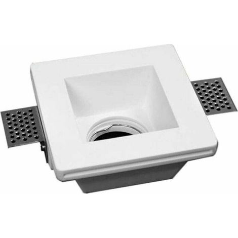 120x120mm Support De Spot Encastré Carré Pour Plâtre Gs-01