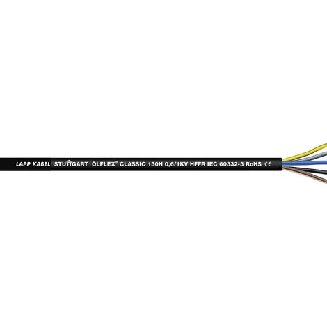 Fil électrique Lapp ölflex classic 130 h 2.5mm² noir
