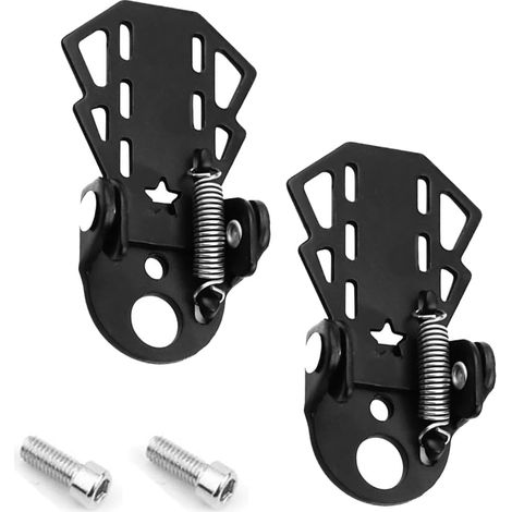 APEX 1 Paire cale pied velo,Repose Pied Vélo, pedale velo Pédale Arrière Robuste pour Convient aux VTT, vélos, etc Bicyclette Universel (1/5)