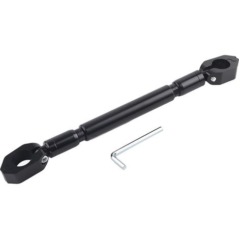 Guidon d'équilibre de moto en alliage d'aluminium, barre transversale, accessoires de moto (noir) (1/5)