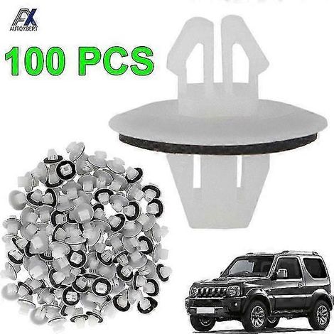 100 Stück/Set Zierleistenclips für Suzuki Jimmy Vitara SX4 Swift Toyota Corolla RAV4 OE 77553-65D10 (1/5)
