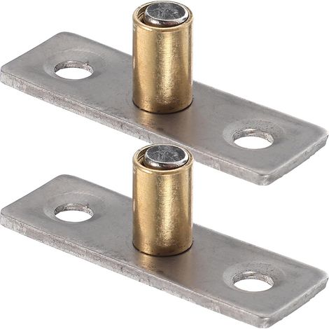 Guide de Sol Lot de 2 Pièces pour Porte Coulissante en Cuivre et Fer Fonctionnement Fluide et Fixation Stable, Adapté pour Portes de Grange et Usage Domestique et Usage Domestique (1/5)