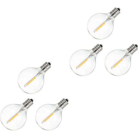 bruchsichere G40 LED Ersatzlampen mit E12 Schraubsockel für