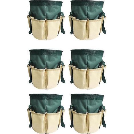 Set mit 6 Gartenlaubsäcken, Gartenabfallsäcken, Gartenschnitt-Set, Gartenaufbewahrungsbeutel (1/5)
