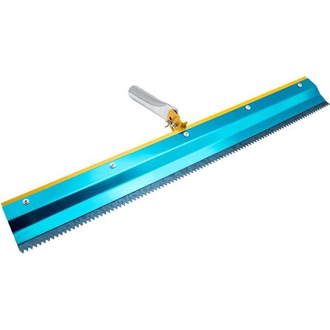 Raclette Crantée en Acier Inoxydable, Outils à Main de Construction de Râteau à Nivellement Automatique en Ciment époxy 3/5/8MM (3MM) (1/5)