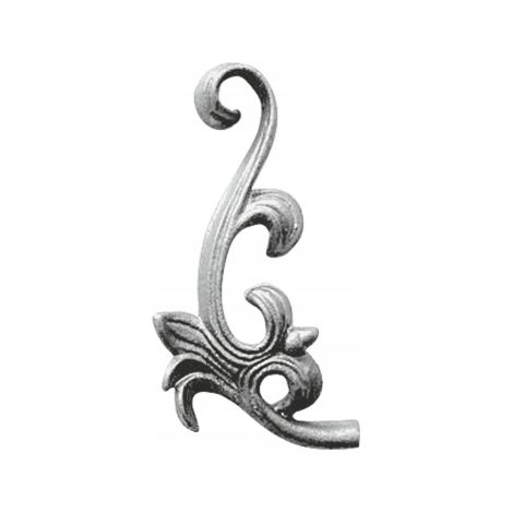 Elemento decorativo de elementos forjados para valla 52.053 H180xL85 4MM