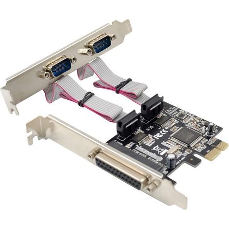Adaptador MicroConnect: 1 puerto paralelo, 2 puertos serie.