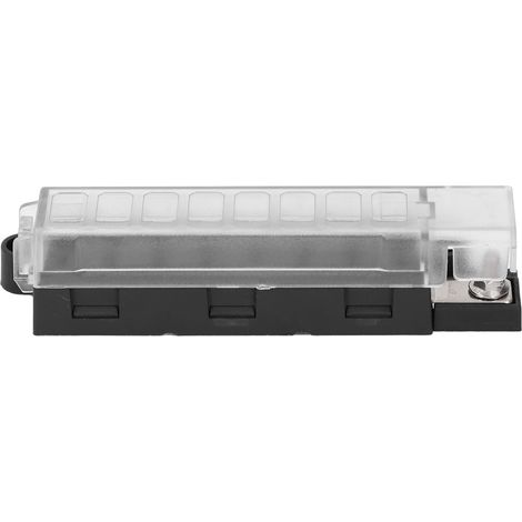 Boîte à fusibles à lame 1 entrée 8 sorties, couvercle Transparent Compact, support de bloc de voie ATO ATC 32VDC 100A (1/5)