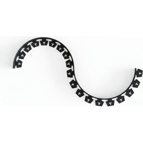 Bordura flexible SNAIL - Unidad (9 metros lineales) / 900x3.8x3.8 cm / Negro (1/5)