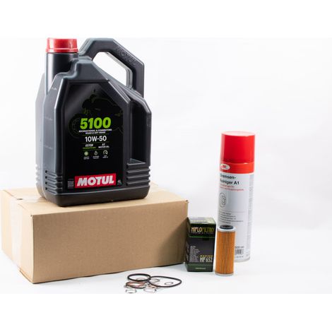Kit Entretien Vidange Standard pour KTM SMR 450 Supermoto de 2021 à 2024 - MOTUL 5100 10W50 4L