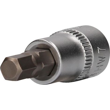 BRILLIANT TOOLS  3/8"  Llave de  vaso hexagonal  interior de  7 mm  - BT021874 (1/4)