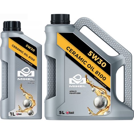 OLIO CERAMICO MIHEL 8100 5W30 5L. - TEC M852710