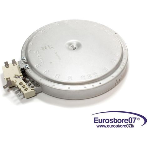 PIASTRA ELETTTRICA EGO 10.78431.004 1700W Ø175MM PIANO COTTURA VETRO OM COK048UN