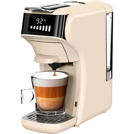 Macchina da caffè a capsule HiBREW H1B bianca 5 in 1