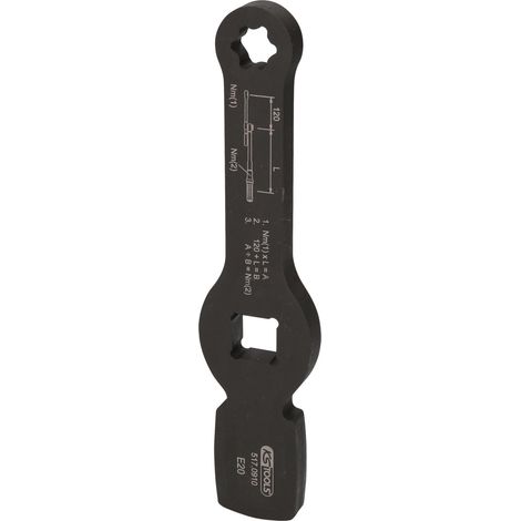3/4" Chiave Torx per avvitatore elettrico con 2 superfici di battuta, E20 (1/4)