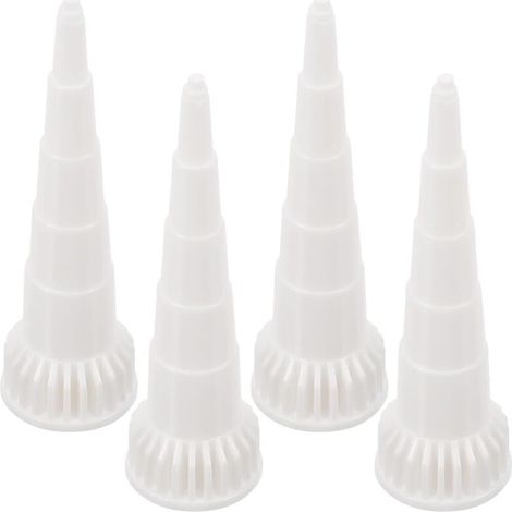 Set mit 4 Gummi-Dichtungsspitzen, Schneidspitzen für präzises Auftragen, Werkzeugset für Abdichtungsarbeiten, robustes Zubehör für den Einsatz (1/4)