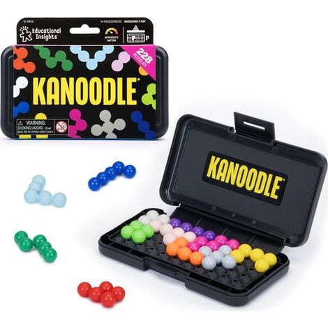 Kanoodle, un jeu éducatif de réflexion : des puzzles 3D pour l’entraînement cérébral des enfants, des jeux de puzzle spatiaux pour adultes, adolescents et enfants, des jouets de résolution de problème (1/2)