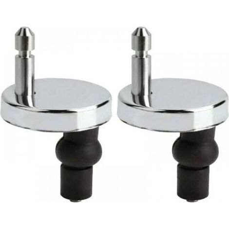 Lot de 2 Fixation Abattant WC Universelles Abattant de Toilettes Charnire Couvercle de Toilettes Abattant Fixations Abattant de Toilettes Remplacement Fixation pour Sige de WC Abattant WC Fix (1/5)
