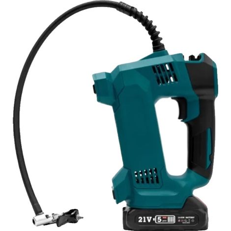 Compressore per pneumatici senza fili, 120 PSI, portatile, batteria ricaricabile, doppia fonte di alimentazione, luce LED integrata (1/5)
