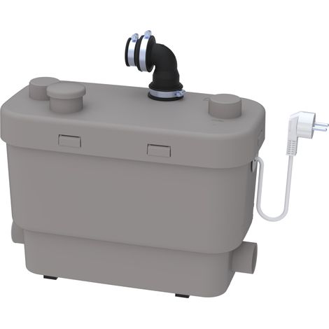 Pompe de Relevage Sanispeed+ - Débit Elevé - Enclenchement Bas - Température Max 75°C - Silencieuse (42 dB) - Compatible Adoucisseur d'Eau - 36,7 x 32 x 18,8 cm - 400W (1/5)