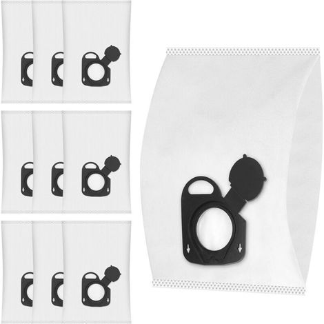 Lot de 12 Sacs d'Aspirateur Compatible Rowenta & Moulinex – Adapté aux Série Compact Power, Silence Force, Power XXL, X-Trem Power, Green Force Max Silence, Silencieux, Référence ZR200720 ZR200920 ZR2
