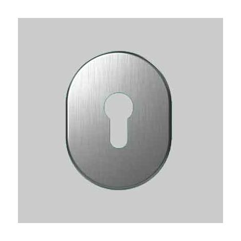 MOSTRINA ESTERNA PER CILINDRO EUROPEO '316L/SV' CIPIERRE 90x70x4 mm - Col. Ottone brunito - CIPIERRE