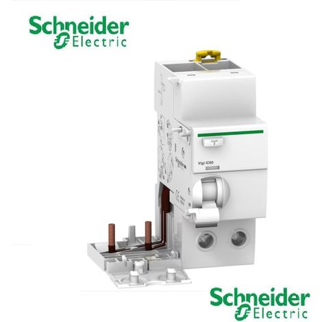 Bloc différentiel - 2P - 40 A - 30 mA - Type AC - Acti9 Vigi iC60 - A9V41240 - Schneider (1/4)