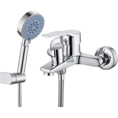 Wannenarmatur Badewannenarmatur mit Handbrause Mischbatterie (1/5)