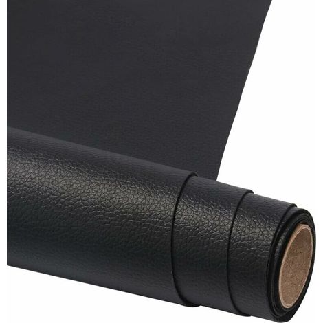 Self-adhesive faux leather repair patch 50 x 137 cm – Waterproof and elastic synthetic leather – For sofas, bags, jackets, seats