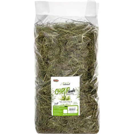 Juguete para conejos y roedores: heno crujiente de pradera de 450 g. ¡Diversión garantizada (1/4)