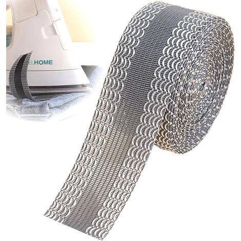 Ruban thermocollant pour vêtements, 10 mètres, autocollant pour ourlets, adhésif universel, sans découpe, pour ourlets de pantalons et shorts.