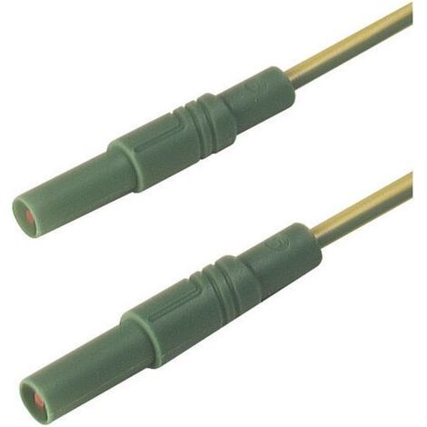Hirschmann Test & Measurement MLS GG 200/2,5 ge/gn Sicherheits-Messleitung Lamellenstecker 4 mm Lame (1/3)