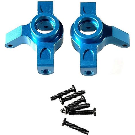 Pour pièces détachées de voiture RC 1/14 (références 14301 et 14302) : coupelle de direction bleue (1/5)